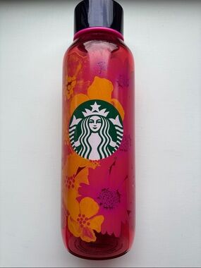 Starbucks glass cold beverage container